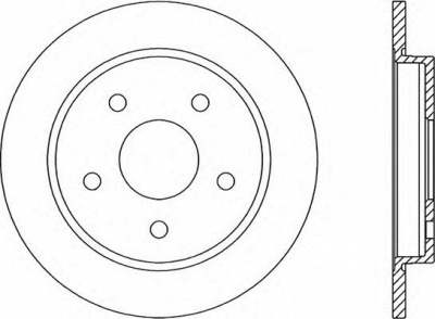 OPEN PARTS bdr116410 -  Тормозной диск